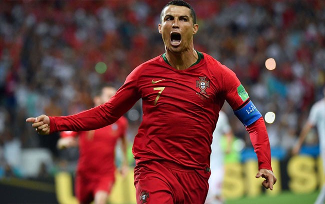 Cristiano Ronaldo của Bồ Đào Nha (ảnh CNN)