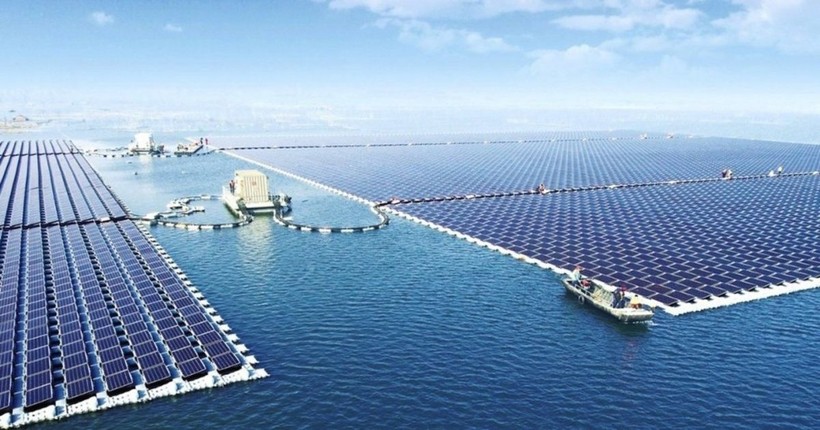 Trang trại điện mặt trời nổi trên mặt nước. Nguồn: Futurism