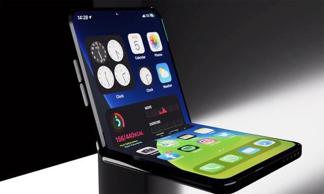 Apple sẽ hợp tác với LG để làm iPhone màn hình gập. Ảnh: Sohu