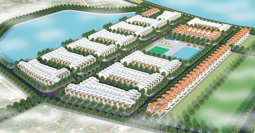 Phối cảnh mộtdự án bất động sản tại Thanh Hoá do BNB Hà Nội đầu tư 