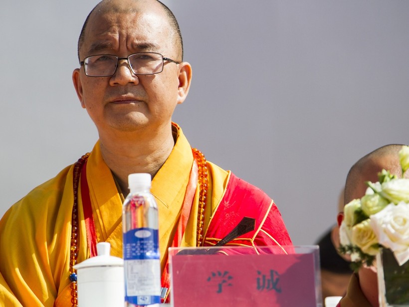 Pháp sư Thích Học Thành - người vừa bị Hội đồng trị sự Hiệp hội Phật giáo Trung Quốc bãi chức vì xâm hại tình dục các nữ đệ tử