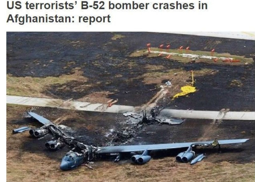 Thông tin về việc Taliban bắn hạ B-52 của Mỹ trên truyền thông quốc tế 