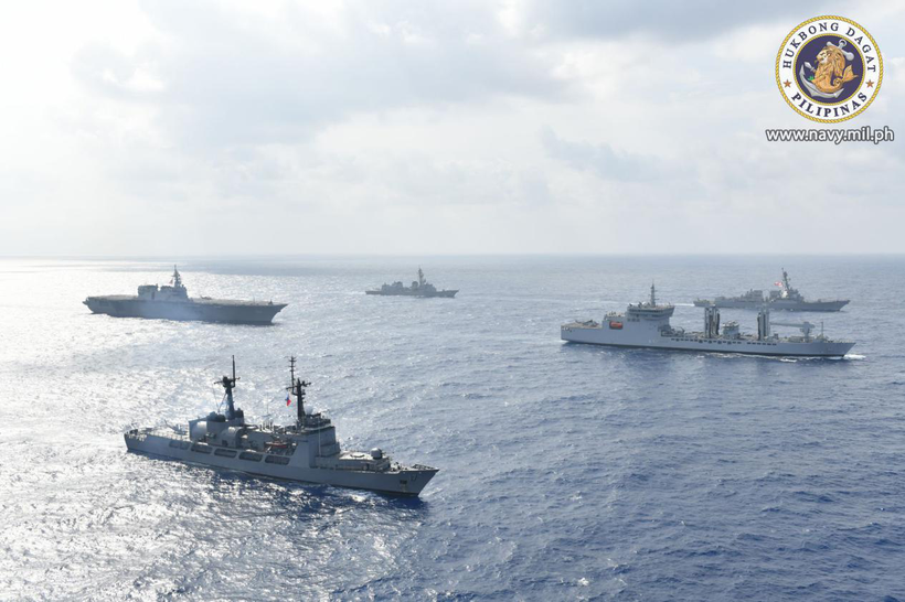 Cuộc diễn tập chung của hải quân 4 nước trên Biển Đông được xem là sự thách thức yêu sách quá đáng của Trung Quốc 