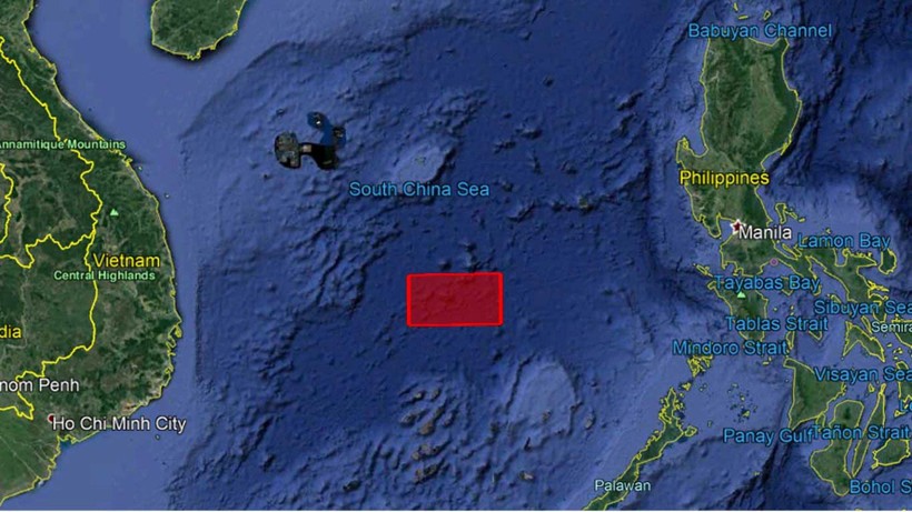 Khu vực biển rộng 22.200 km2 trên Biển Đông bị Trung Quốc khoanh thành vùng cấm để tập trận