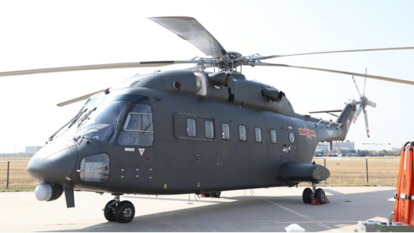 Chiếc trực thăng vận tải Zh-8G cùng loại với chiếc máy bay bị tai nạn hôm 11/10.