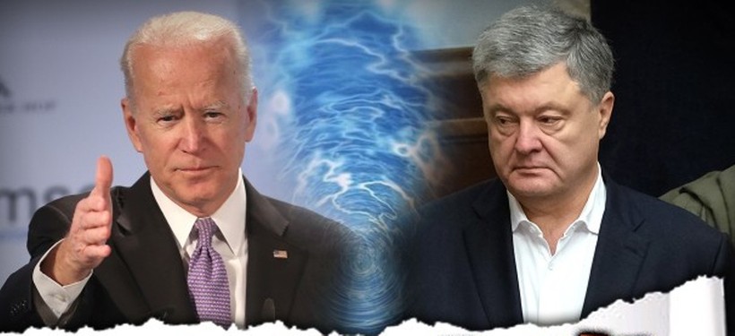 Sự nghiệp chính trị của ông Joe Biden (trái) có thể bị ảnh hưởng do việc Ukraine điều tra vụ án cựu tổng thống Petro Poroshenko (Ảnh: DF).