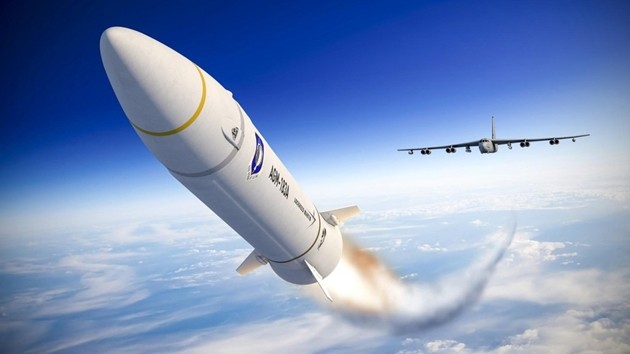 Tên lửa siêu thanh AGM-183A tốc độ Mach 20 phóng từ trên không của Mỹ (Ảnh: Lockheed Martin).
