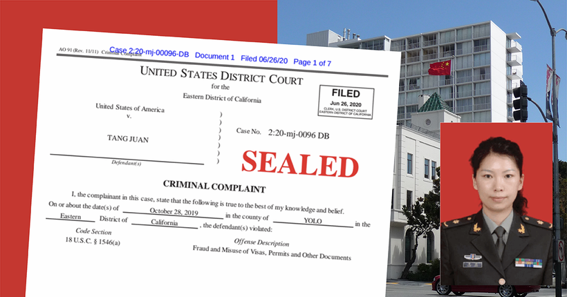 Đường Quyên, một trong 4 người bih khởi tố được cho là đang lẩn trốn trong Lãnh sự quán Trung Quốc tại San Francíco từ ngày 20/6 (Ảnh: Apolo).
