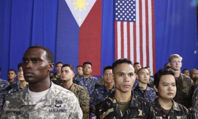 Do tranh chấp trên biển với Trung Quốc, Philippines hoãn chấm dứt VFA với Philippines lần thứ ba (Ảnh: Sohu).