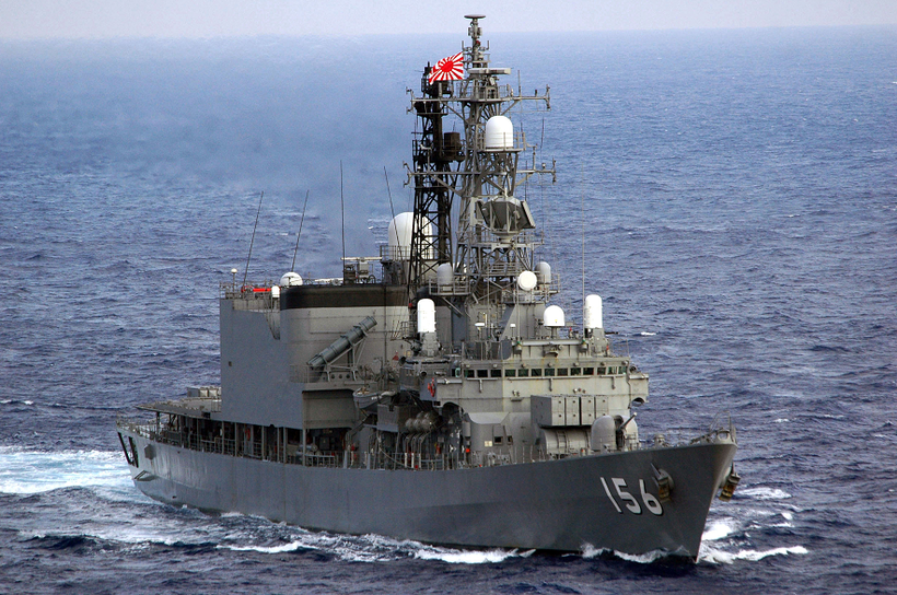 Tàu khu trục JS Setogiri của Nhật (Ảnh: sina).