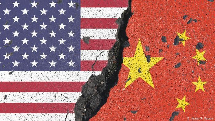 Quan hệ Mỹ - Trung hiện đang ở vào tình trạng rạn nứt nghiêm trọng (Ảnh: Deutsche Welle).