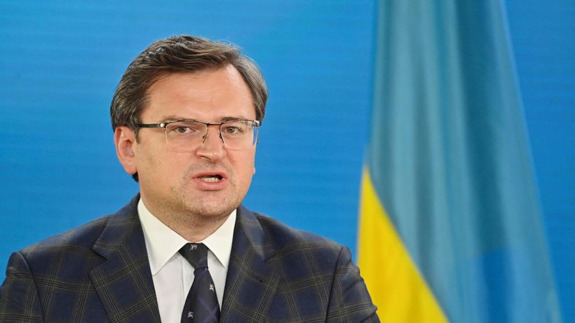Ngoại trưởng Ukraine Kuleba: sử dụng kí tự "Z" là phạm tội ác (Ảnh: Sputnik).