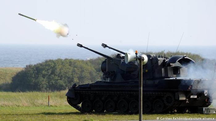 Đức xác nhận viện trợ 30 khẩu pháo phòng không tự hành Gerpard cho Ukraine (Ảnh: Deutsche Welle).