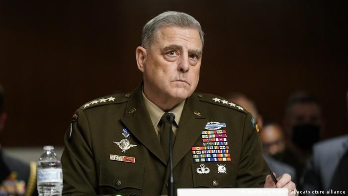 Tướng Marr Milley, Chủ tịch Hội đồng Tham mưu trưởng Liên quân Mỹ (Ảnh: AP).