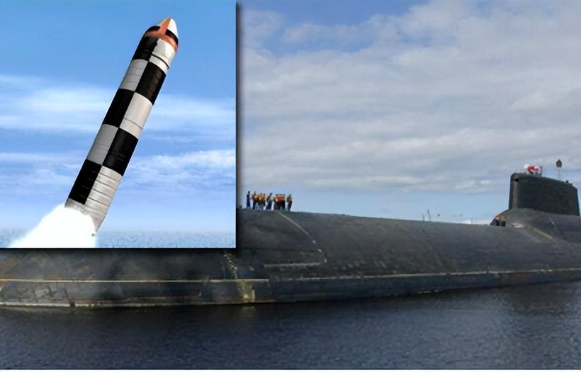 Tên lửa đạn đạo UGM-133A “Trident D5” phóng từ tàu ngầm của Mỹ hiện được coi là loại tên lửa đứng đầu Top 10 ICBM trên thế giới (Ảnh: Toutiao).