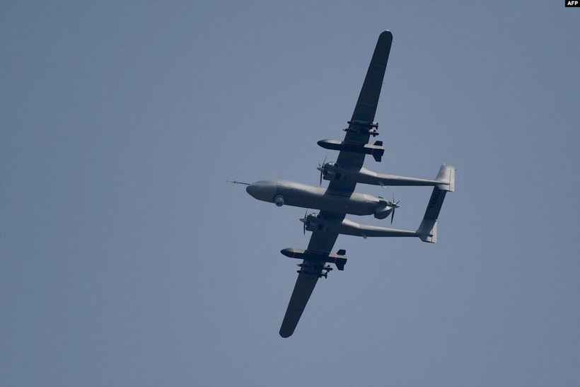 Máy bay không người lái quân sự cỡ lớn TB-001 của không quân Trung Quốc (Ảnh: AFP)