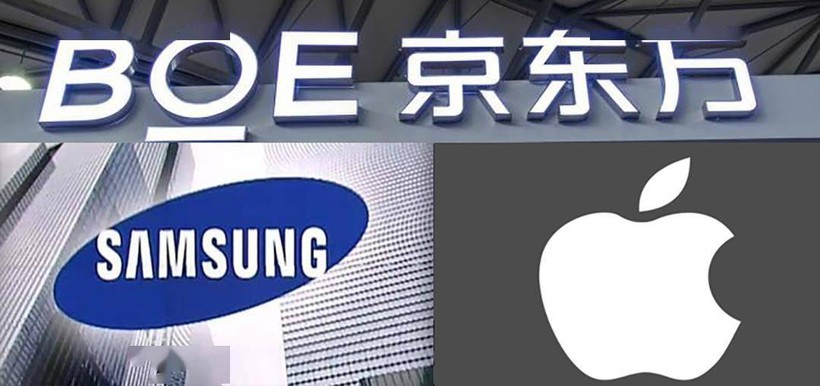 Samsung và BOE bước vào cuộc chiến pháp lý quyết liệt xung quanh bản quyền màn hình OLED điện thoại iPhone (Ảnh: Sohu).