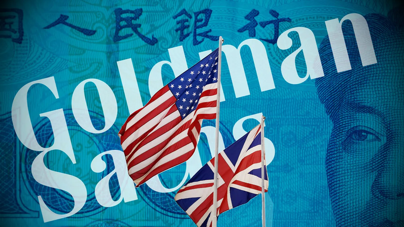 Ngân hàng Goldman Sachs đã giúp Trung Quốc mua thành công 7 công ty trong các lĩnh vực quan trọng của Anh và Mỹ (Ảnh: FT)