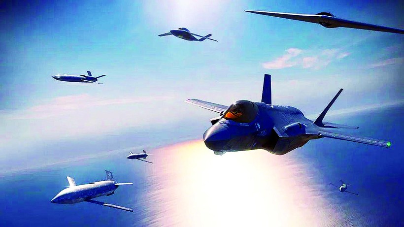 Không quân Mỹ đang đẩy nhanh việc phát triển dự án "Máy bay hiệp đồng tác chiến" (Ảnh: 81.cn)