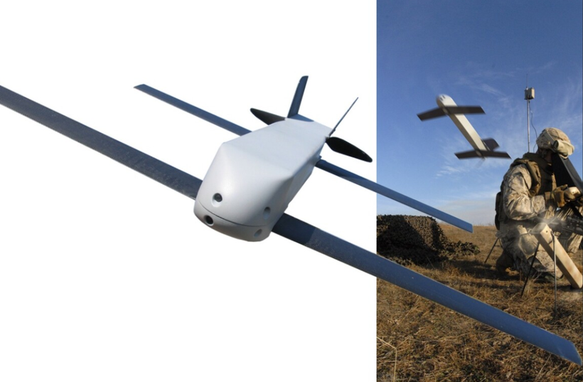 UAV Switchblade sử dụng công nghệ AI Mỹ viện trợ cho Ukraine dùng trong cuộc chiến với Nga (Ảnh: Thepaper).