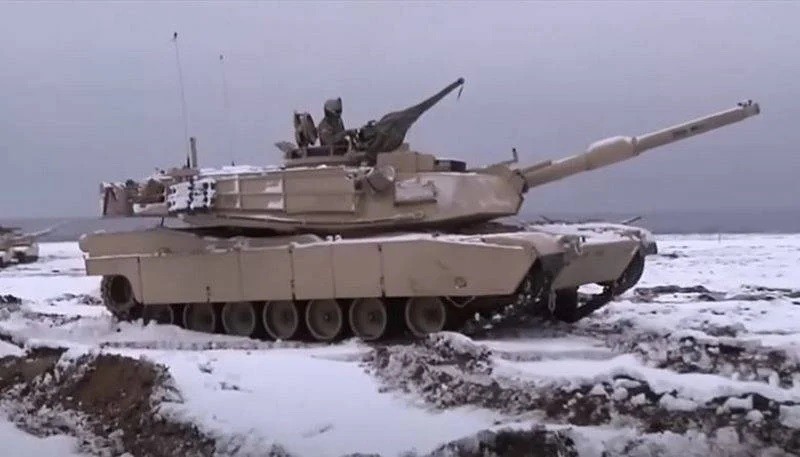 Xe tăng Abrams M1A1. Ảnh minh họa TopWar