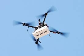 UAV vận chuyển hàng hóa. Ảnh minh họa DroneDJ.