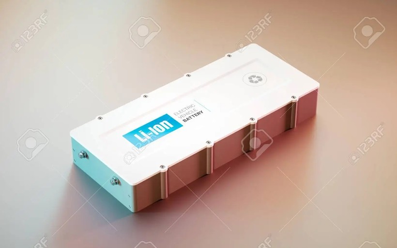 Pin Lithium-ion dành cho xe điện (EV). Ảnh TechXplore.