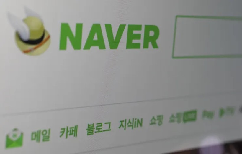 Công cụ tìm kiếm trên internet Naver. Ảnh minh họa CNBC