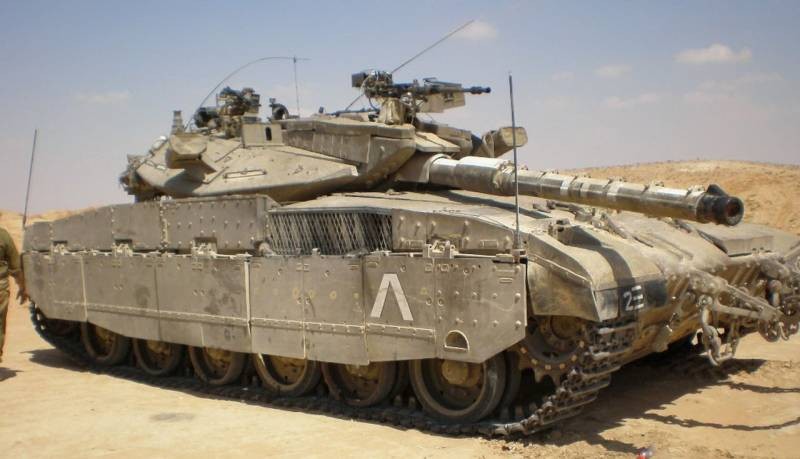 Xe tăng Merkava của quân đội Israel. Ảnh TopWar