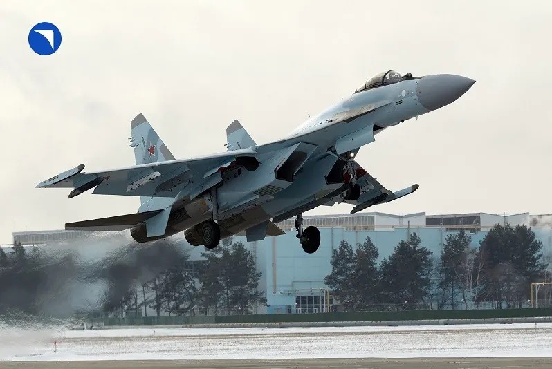 Tiêm kích thế hệ 4++ đa năng Sukhoi Su-35S (Flanker-M). Ảnh Tập đoàn Nhà nước Rostec