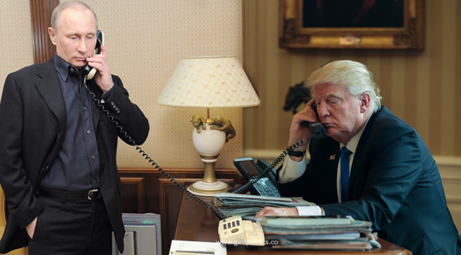 Tổng thống Putin điện đàm với Tổng thống Trump
