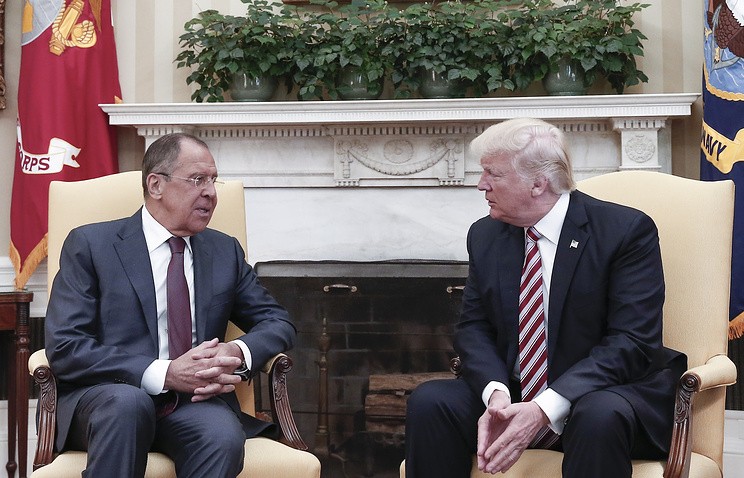 Tổng thống Mỹ Donald Trump tiếp Ngoại trưởng Nga Sergey Lavrov tại Nhà Trắng ngày 10/5