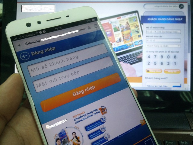 Người dùng Việt cần hết sức cẩn trọng khi sử dụng dịch vụ ngân hàng trực tuyến. - Ảnh: ĐỨC THIỆN