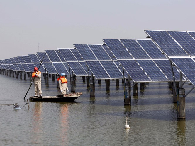 Trang trại năng lượng mặt trời lớn nhất thế giới mới được hoàn thành của Trung Quốc
ẢNH: REUTERS