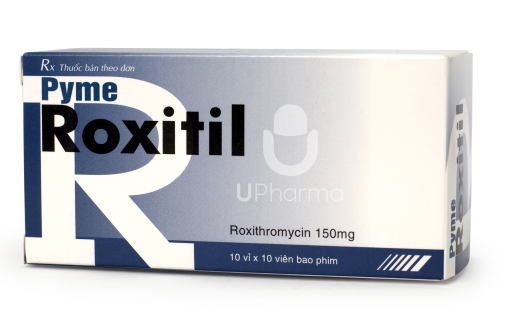 Thuốc Viên nén bao phim PymeRoxitil (Roxithromycin 150mg) do Công ty CP Pymepharco sản xuất (ảnh CQCN)