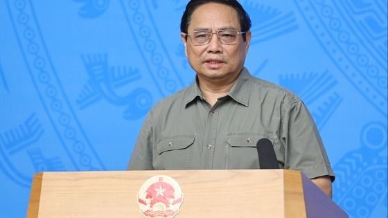 Thủ tướng Phạm Minh Chính: Việt Nam trở thành một trong những nước "đi sau nhưng về trước" về phòng chống dịch - Ảnh VGP/Nhật Bắc