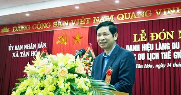 Tân Thứ trưởng Bộ Văn hóa, Thể thao và Du lịch Hồ An Phong