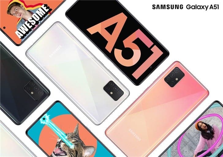 Galaxy A51 hiện đang là chiếc smartphone 5G giá rẻ nhất của Samsung. Ảnh: Gizchina