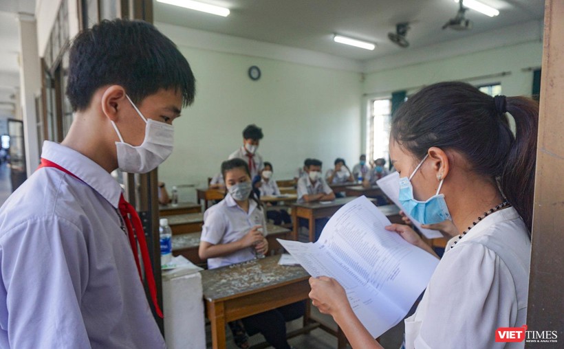Thí sinh tham dự kỳ thi lớp 10 THPT năm học 2021-2022 trên địa bàn TP Đà Nẵng