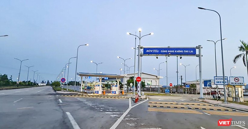 Một góc Cảng hàng không Chu Lai (Quảng Nam)