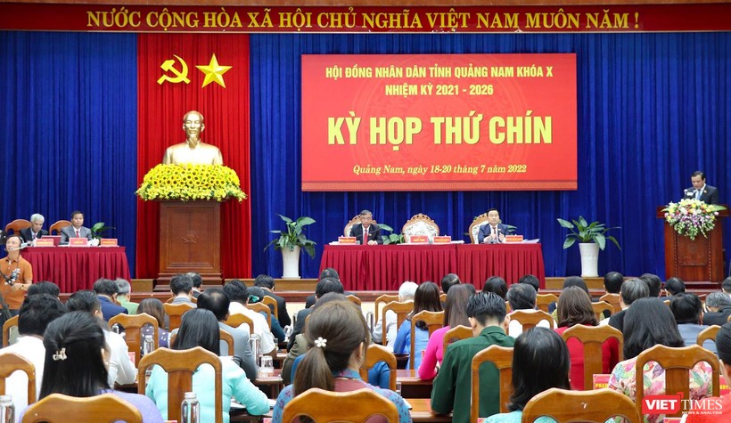 Quang cảnh kỳ họp thứ 9, HĐND tỉnh Quảng Nam khoá X, nhiệm kỳ 2021-2026