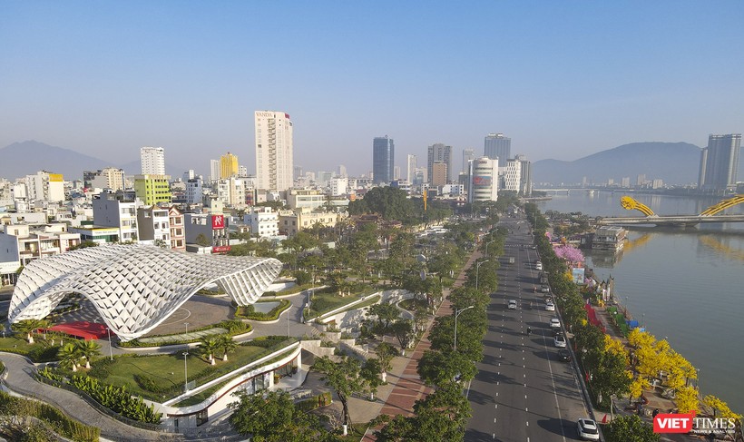 Một góc giao thông TP Đà Nẵng