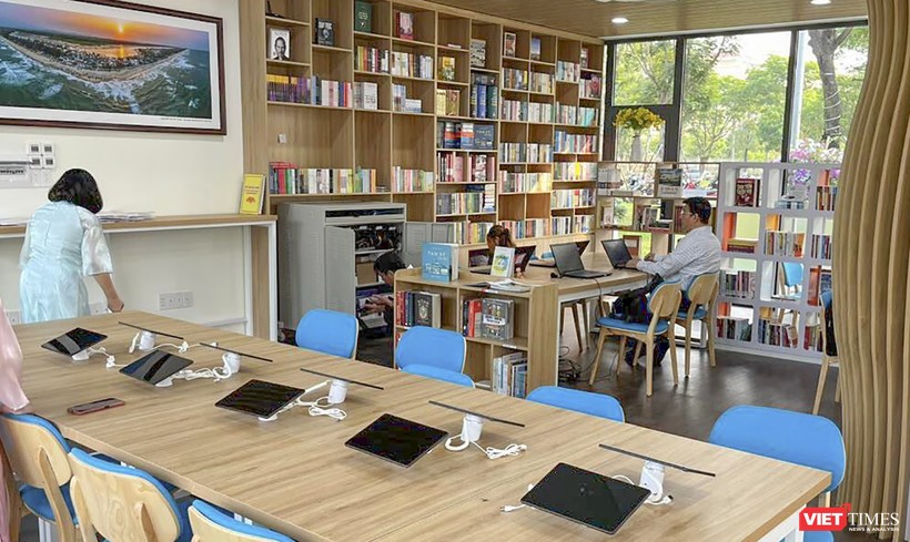 Một góc Thư viện số cộng đồng TP Tam Kỳ (Quảng Nam)
