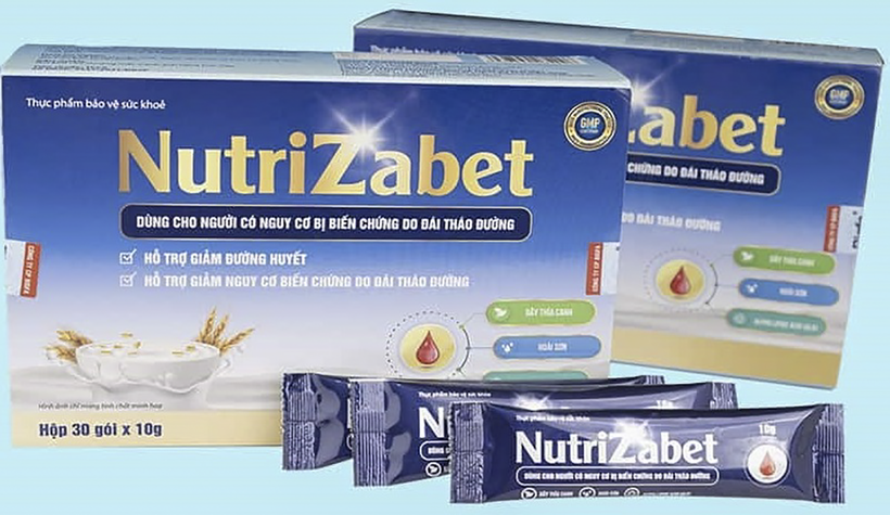 Công ty CP Dược phẩm Quốc tế TAPHACO đã quảng cáo thực phẩm bảo vệ sức khỏe Nutrizabet như thuốc chữa bệnh, là vi phạm pháp luật