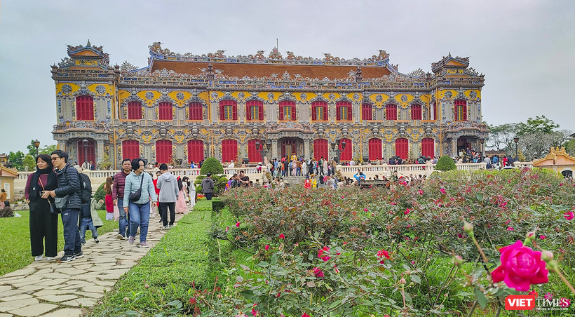 Điện Kiến Trung - ngôi đại điện độc đáo bậc nhất Đại nội Huế đã được trùng tu với vẻ đẹp tuyệt mỹ (Ảnh Đức Trung)