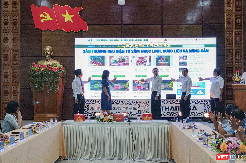 Huyện Nam Trà My, tỉnh Quảng Nam đưa vào hoạt động sàn thương mại điện tử sâm, dược liệu và hàng nông sản.
