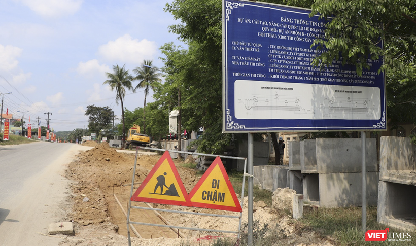Công trình thi công Quốc lộ 14E, đoạn qua tỉnh Quảng Nam do Tập đoàn Thuân An thi công với vai trò liên doanh nhà thầu chính