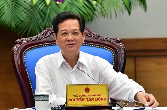 Thủ tướng chủ trì phiên họp tháng 2 của Chính phủ (ảnh: Chinhphu.vn).