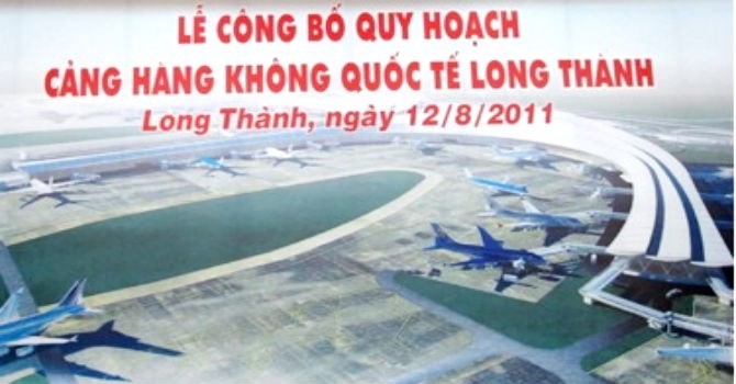 Phối cảnh trong Lễ công bố quy hoạch Cảng hàng không quốc tế Long Thành.