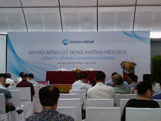 ĐHCĐ Ocean Group bất thành, năm 2014 lỗ 1.370 tỷ đồng 